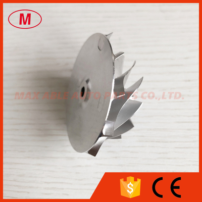 CT12 11+0 blades 43.08/58.03mm 17291-67010 turbocharger milling/aluminum 2618/billet compressor wheel for 17201-67010