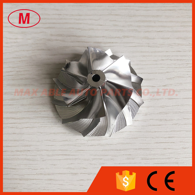 GT15-25 reverse 49.70/67.40mm 6+6 blades high performance turbo milling/aluminum 2618/billet compressor wheel