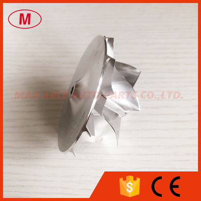 GT15-25 reverse 49.70/67.40mm 6+6 blades high performance turbo milling/aluminum 2618/billet compressor wheel