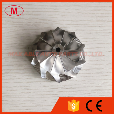 GT15-25 49.70/67.40mm 10+0 blades turbo milling/aluminum 2618/billet compressor wheel