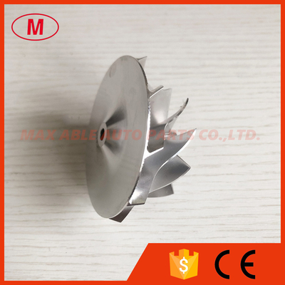 GT15-25 49.70/67.40mm 10+0 blades turbo milling/aluminum 2618/billet compressor wheel
