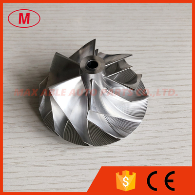 T04E 56.48/74.99mm 442476-0014 6+6 blades high performance turbo milling/aluminum 2618/Billet compressor wheel