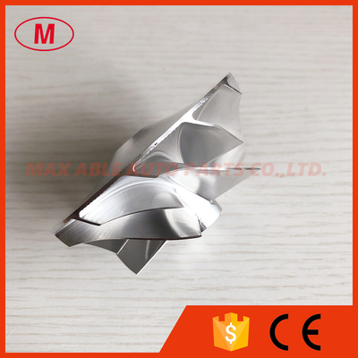 T04E 56.48/74.99mm 442476-0014 6+6 blades high performance turbo milling/aluminum 2618/Billet compressor wheel
