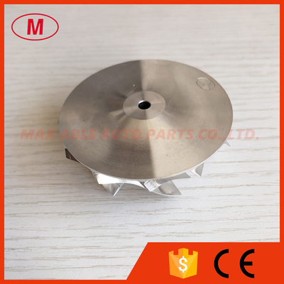 TD025 Forward 47.04/58.00mm 6+6 blades Turbocharger milling/aluminum 2618/billet compressor wheel