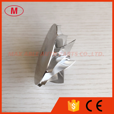 TD025 Forward 47.04/58.00mm 6+6 blades Turbocharger milling/aluminum 2618/billet compressor wheel
