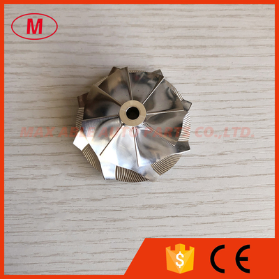 GT15-25 42.00/53.00mm 8+0 blades high performance turbocharger milling/aluminum 2618/billet compressor wheel