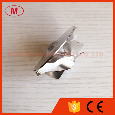 GT15-25 42.00/53.00mm 8+0 blades high performance turbocharger milling/aluminum 2618/billet compressor wheel