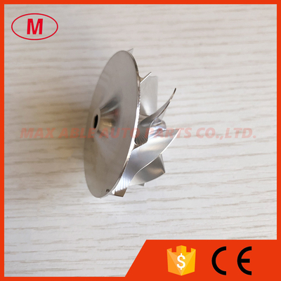 GT15-25 42.00/53.00mm 8+0 blades high performance turbocharger milling/aluminum 2618/billet compressor wheel