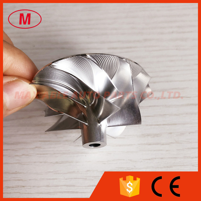 GTA15-25 43.41/56.02mm 6+6 blades high performance turbo milling/aluminum 2618/billet compressor wheel