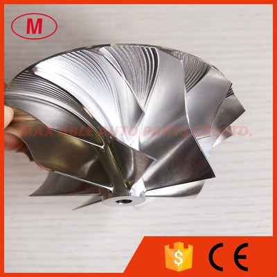 T04Z 70.30/94.00mm 7+7 blades Turbo milling/aluminum 2618/billet compressor wheel