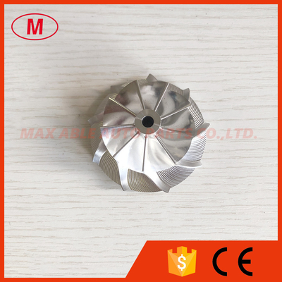 GTA15-25 42.57/59.03mm 9+0 blades high performance turbo milling/aluminum 2618/billet compressor wheel