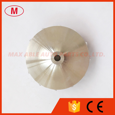 TB25 445436-0009 47.20/60.13mm 6+6 blades high performance turbocharger milling/aluminum 2618/billet compressor wheel