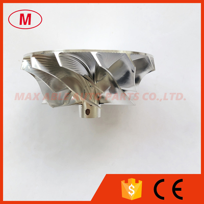 GT2835 53.11/69.00mm 7+7 blades turbo milling/aluminum 2618/billet compressor wheel