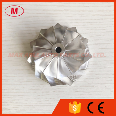 GT3576 58.00/76.13mm 11+0 blades turbo Milling/aluminum 2618/billet compressor wheel