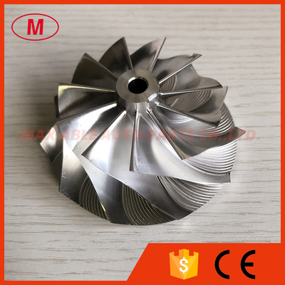 GT3576 58.00/76.13mm 11+0 blades turbo Milling/aluminum 2618/billet compressor wheel