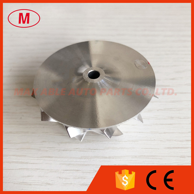 RHF5 forward 39.94/52.50mm 6+6 blades high performance Turbo milling/aluminum 2618/billet compressor wheel for 06H145702
