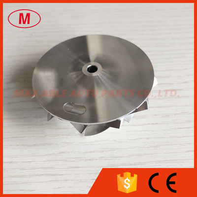 TD04HL reverse 48.50/60.00mm 6+6 blades LEP Style Performance Turbocharger milling/aluminum 2618/billet compressor wheel
