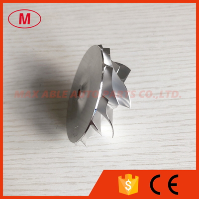 TD04HL reverse 48.50/60.00mm 6+6 blades LEP Style Performance Turbocharger milling/aluminum 2618/billet compressor wheel