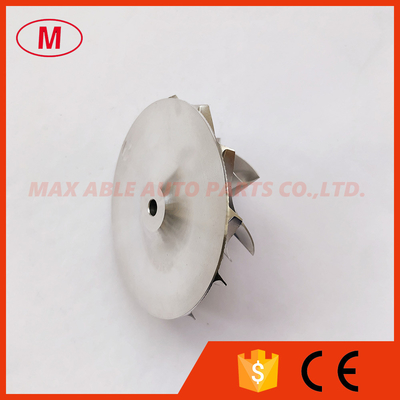 TD04HL reverse 47.00/66.00mm 6+6 blades high performance turbo Milling/aluminum 2618/billet compressor wheel
