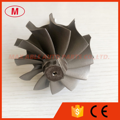 TD06H 58.8x67.2mm 11 blades  journal bearing turbine shaft wheel