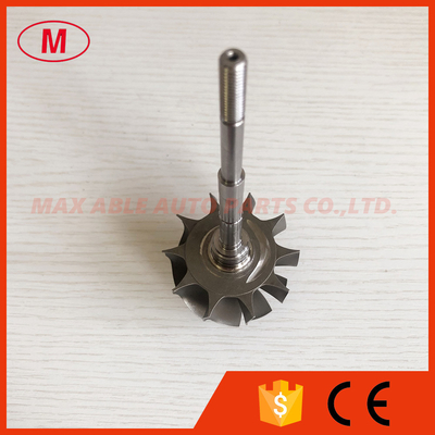 GT2835R 51.80/56.55mm 10 blades ball bearing turbo turbine wheel shaft / turbine shaft&whe