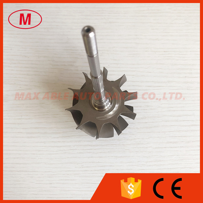 GT3582R 62.35X68mm 10 blades ball bearing turbo turbine wheel shaft / turbine shaft&wheel