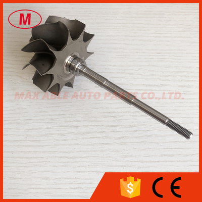 GT3582R 62.35X68mm 10 blades ball bearing turbo turbine wheel shaft / turbine shaft&wheel