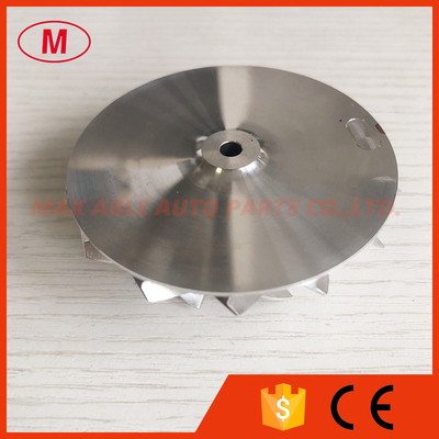 K04 47.70/68.00mm 7+7 blades high performance turbocharger milling/aluminum 2618 /billet compressor wheel