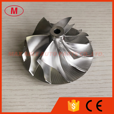 PTE62 A21162-4/01651 62.24/82.00mm 6+6 blades Point milling turbocharger milling/alumimun 2618/billet compressor wheel