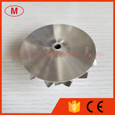 GT30 reverse 54.50/70.00mm 7+7 blades High performance Turbo milling/aluminum 2618/billet compressor wheel