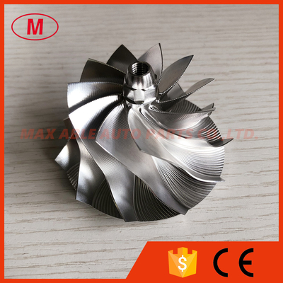 TD05H 52.56/68.01mm 11+0 blades high performance point milling Bullet Head milling/aluminum 2618/billet compressor wheel