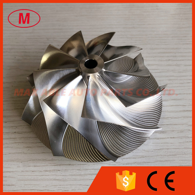 GTX4202 6418-4 75.83/102.75mm 9+0 blades performance racing turbocharger milling/aluminum 2618/Billet compressor wheel