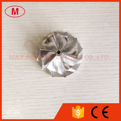 K04 54.00/70.00mm 6+6 blades turbo milling/aluminum 2618/billet compressor wheel