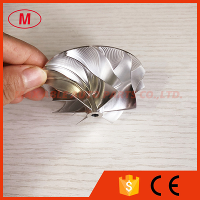 K04 54.00/70.00mm 6+6 blades turbo milling/aluminum 2618/billet compressor wheel