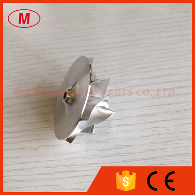 KP39 5443-123-2023 33.50/46.00mm 4+4 blades high performance turbo milling/billet compressor wheel for 5439-970-0065