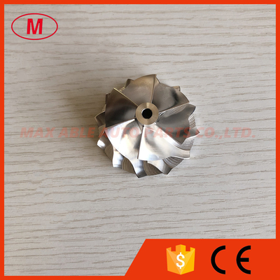 K04/BV45 41.00/50.96mm 6+6 blades performance milling/aluminum 2618/billet compressor wheel for 5303-970-0210