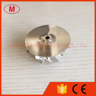 K04/BV45 41.00/50.96mm 6+6 blades performance milling/aluminum 2618/billet compressor wheel for 5303-970-0210