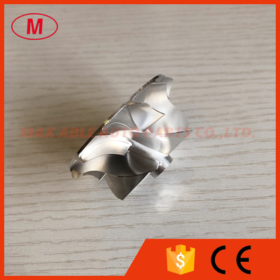 K04/BV45 41.00/50.96mm 6+6 blades performance milling/aluminum 2618/billet compressor wheel for 5303-970-0210