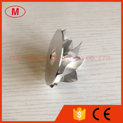 K04/BV45 41.00/50.96mm 6+6 blades performance milling/aluminum 2618/billet compressor wheel for 5303-970-0210
