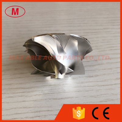 K04/BV45 41.00/50.96mm 6+6 blades performance milling/aluminum 2618/billet compressor wheel for 5303-970-0210