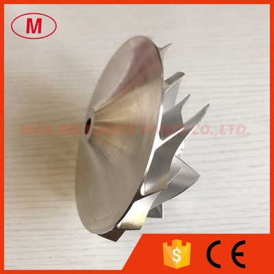 T88-38G 76.00/96.00mm 7+7 blades turbo milling/aluminum 2618/billet compressor wheel