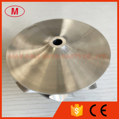 G42-1200 374402/28072 73.36/91.02mm 10+0 blades point milling Turbocharger milling/aluminum 2618/billet compressor wheel