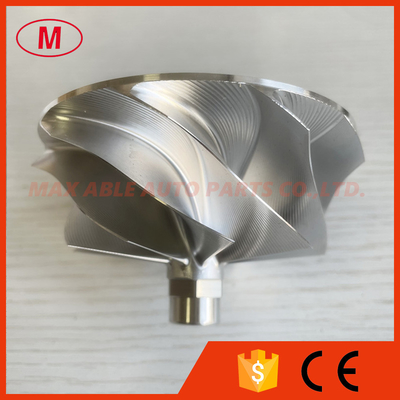 G42-1200 374402/28072 73.36/91.02mm 10+0 blades point milling Turbocharger milling/aluminum 2618/billet compressor wheel