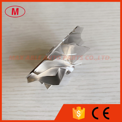 TD04 51.03/62.00mm 7+7 blades Turbo aluminum 2618/milling/ billet compressor wheel