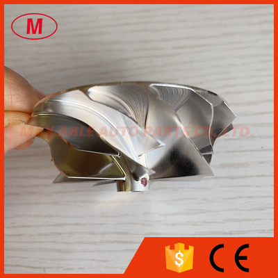TD04 51.03/62.00mm 7+7 blades Turbo aluminum 2618/milling/ billet compressor wheel