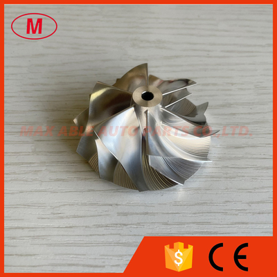 TD03 42.00/50.96mm 6+6 blades high performance Turbo milling/aluminum 2618/billet compressor wheel