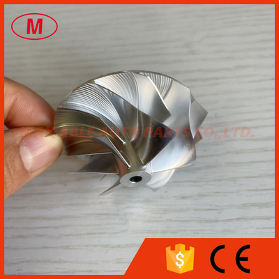 TD03 42.00/50.96mm 6+6 blades high performance Turbo milling/aluminum 2618/billet compressor wheel