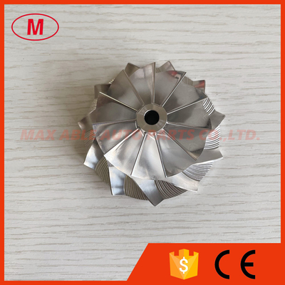 T04B 51.65/69.96mm 11+0 blades 409179-0023 14201-Z5601 Turbo Aluminum 2618/milling/billet compressor wheel