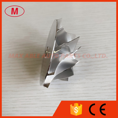 T04B 51.65/69.96mm 11+0 blades 409179-0023 14201-Z5601 Turbo Aluminum 2618/milling/billet compressor wheel