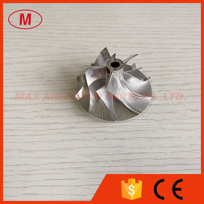 GT15-25 34.70/49.00mm 5+5blades 717694-0017 1102-017-403 Turbo Aluminum 2618 /milling/billet compressor wheel for 740080